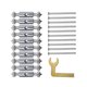 thumbnail image 4 of Kit De Varilla De Soporte De Tornillos De Casete Dispositivo De Reparación Resistente A La Oxidación Para Interruptor De Pared 118 Tipo De Metal, 4 of 5