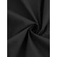thumbnail image 5 of INSPIRE CHIC Camiseta de Trabajo de Manga Corta de Una Pieza con Botones para Mujer Blusa Negra Talla L, 5 of 6