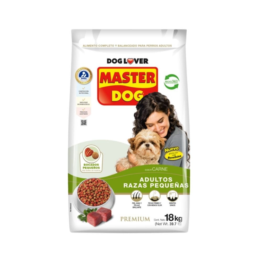 Master Dog Adulto Raza Pequeña 18kg
