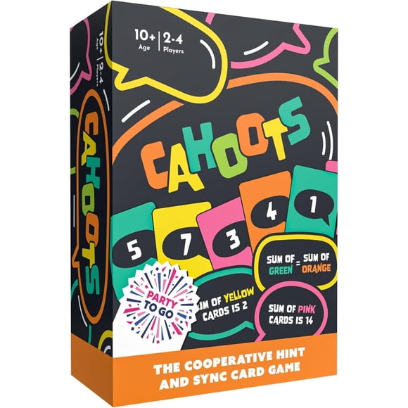 Juego de Cartas Cooperativo Gamewright Cahoots Party to Go 2 a 4 Jugadores