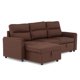 thumbnail image 4 of Sofá Seccional Cama 2 Plazas Moderno Café New Sidney, 4 of 13