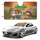 thumbnail image 1 of Los Thornberrys Salvajes Parasol Para Parabrisas Delantero Protector Plegable Visera Solar Para Auto Bloquea Rayos Uv Mantiene Tu Vehículo Fresco140cm*76cm, 1 of 6