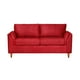 thumbnail image 1 of Sofá Milan 2C Con Resortes Pocket Cuero Kentucky Rojo, 1 of 3