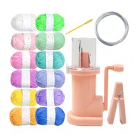 Magideal - Tejedor De Carrete Manual Fácil De Tejer, Adorno Para El Hogar, Máquina Trenzadora De Cuerda, Herramienta Para Tejer Para Pulsera, Suéteres Para Adult Hilo De 12 Colores Rosa