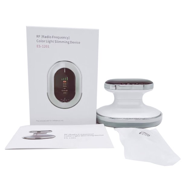 EMS RF Body Slimming Massage Machine + 30ml Collagen Body Shaping Massage Oil Firming Skin Fat Burner Weight Loss Beauty Device