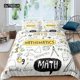 thumbnail image 1 of x1951 Bed SheetsPeriodic Table of Elements Duvet Cover Science Bedding Set Microfiber Chemistry Lovers Learning Image For Kids Teens Adult Decor 3-Piece Bedding Set (1 Duvet Cover + 2 Pillow Shams) nj, 1 of 5