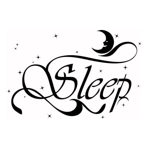 Decomural Sleep Moon Stars Bedroom WS-43925