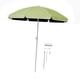 thumbnail image 5 of Sombrilla pequeña para patio, sombrilla de jardín, 1,7 m con varillas resistentes, toldo portátil premium para picnic al aire libre, para parques y verde, 5 of 5