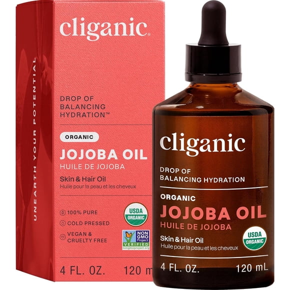 Aceite Jojoba Organico Cliganic 120ml 100 Puro Hidratante