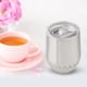 thumbnail image 3 of Taza de acero inoxidable de 12 oz con diseño de rombos, aislada y con tapa., 3 of 8