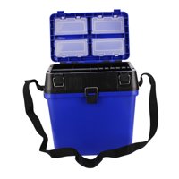 Ioensy - Tackle De Pesca Caja De Pescación Equipo De Pesca Plegado Impermeable Pesca De Pescado Azul