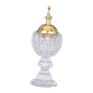 Bothyi - Quemador De Cristal Bakhoor, Soporte De Incienso De Estilo Árabe Para Spa, Yoga, Aromaterapia C