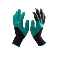 Importclick - Guantes Jardinería Garras Trabajo Látex Verde