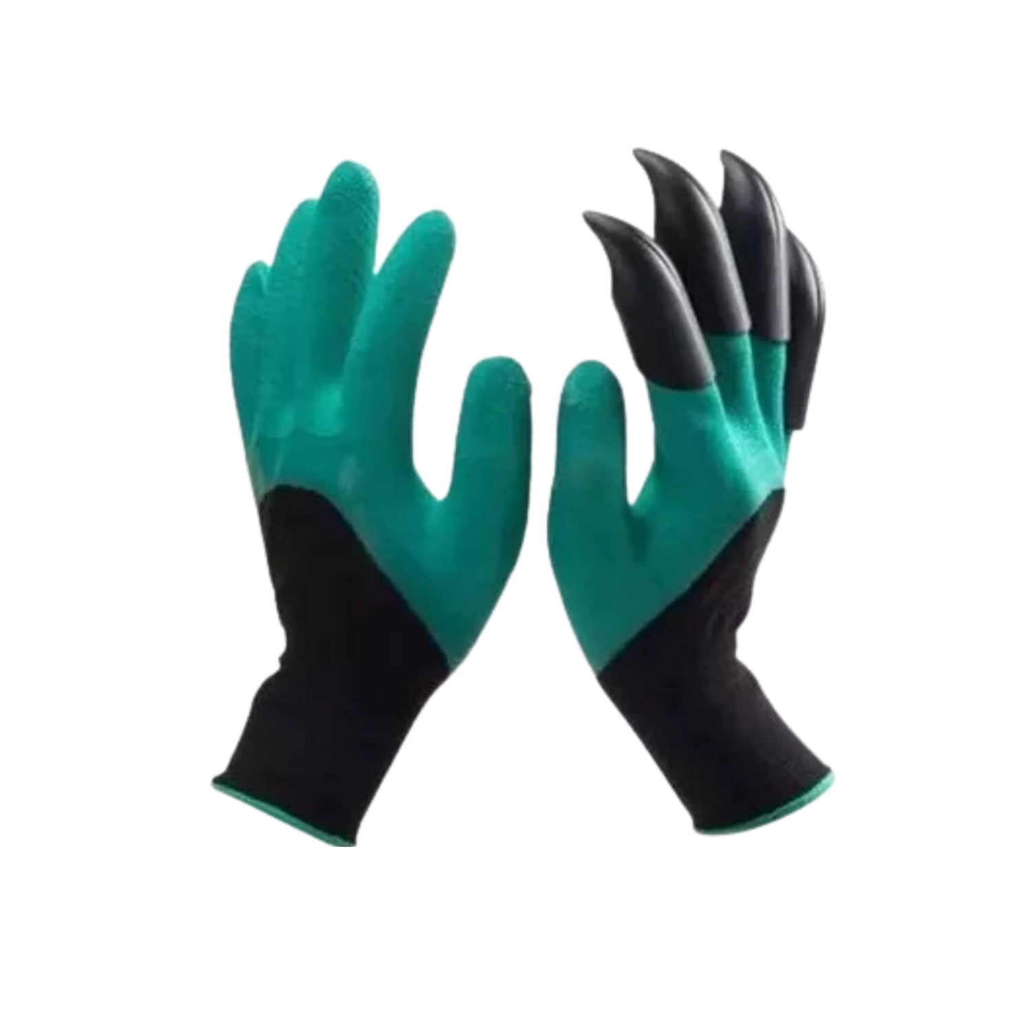 Importclick - Guantes Jardinería Garras Trabajo Látex Verde
