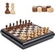 thumbnail image 1 of Juego de ajedrez y damas VAMSLOVE, tablero de madera de 15.5 pulgadas con cajones, 1 of 3