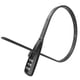 thumbnail image 1 of Cerradura de corbata - Cerradura de cable ajustable de 3 dígitos, para portabicicletas, casco de motocicleta, patineta, esquís, puerta francesa, cochecito y gabinete - ideal para seguridad l, 1 of 3