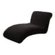 thumbnail image 3 of Fundas Para Chaise Longue Cubierta Para Silla De Interior Para Sala De Estar, Dormitorio, Negro, 3 of 5