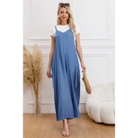 Likeshop - Enterito Mujer Tipo Jardinera Cargo Premium Algodón 3321