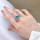 thumbnail image 4 of Anillos de Compromiso de Moissanita Verde de 3-5 Uds para Mujer Corte Redondo Color D Anillos de Diamante VVS1 Anillos de Boda de Moissanita de Plata Esterlina S925 con Certificado, 4 of 9