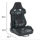thumbnail image 1 of Universal PVC Bucket Style Reclinable Sport PU Leather Simulator Racing Seat with Adjustable Lock Slide, 1 of 3