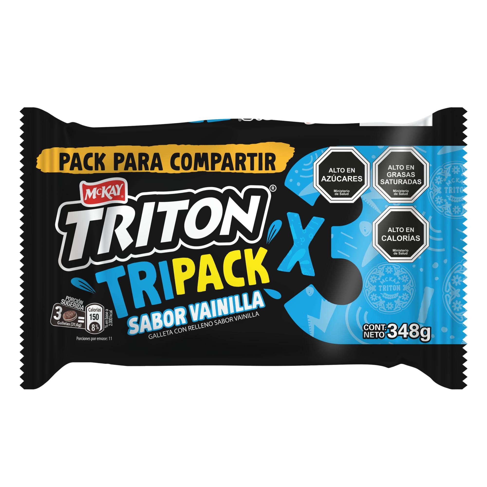Paquete Galleta Triton Vainilla Pack 3un 116 g McKay