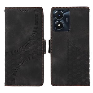 Carcasa Foxdock Vivo Y16 4G De Cuero Pu, Diseño Acolchado Clásico, Protección Contra Caídas Y Rayones