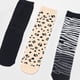 thumbnail image 4 of Calcetines Mujer Tripack Mix Animal Print Negro Corona, 4 of 4