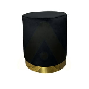 Habita2 Chile - Puff Olivia Negro