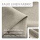 thumbnail image 4 of Cortinas opacas DrapeMaster de lino – juego de 2 paneles, 4 of 7