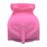 Magideal - Florero De Silicona 3D Para Niña, Modelo De De Fundición De Epoxi, Portalápices Para Manualidades Diy