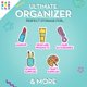 thumbnail image 3 of Organizador de maquillaje Caboodles On-The-Go Girl White Opal, 3 of 7