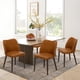 thumbnail image 5 of Sillas de comedor COLAMY, 6 unidades, modernas, de piel sintética, color marrón claro, 5 of 5