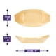 thumbnail image 2 of Platos de bambú MATANA desechables de 21 cm, 100 unidades, biodegradables, 2 of 8