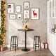 thumbnail image 2 of Mesa de bar HOOBRO BK58BT01G1 redonda, ajustable en altura, color negro, 2 of 7
