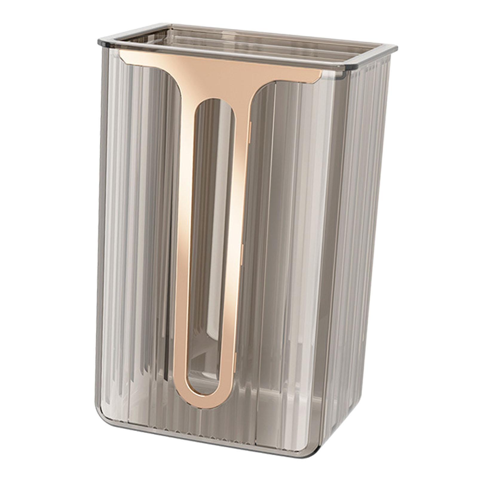 Magideal - Estuche De Pañuelos A Prueba De Polvo, Decoración Multiusos Transparente, Práctico Contenedor De Pañuelos Faciales Para El Hogar, Dormitorio, Oficina, Marrón