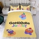 thumbnail image 4 of GoNoodle Conjunto de sábanas temático, trío de piezas, cómodo y amigable con la piel, diseño único, regalo de decoración para el hogar para familiares, amigos y fans, 90 cm * 190 cm, 4 of 6