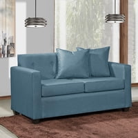 Masel - Sofa 2C Gramado Tela Turquesa 130X70X83