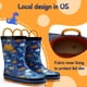thumbnail image 5 of Botas de lluvia mysoft para niños, de goma, impermeables, con estampado de animales, 5 of 7