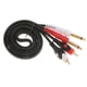 thumbnail image 1 of Cable De Audio Del Instrumento 6 5mm A Rca Cable Para Amplificador Mezclador 1m, 1 of 3