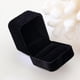 thumbnail image 5 of Ring Box Niche-Finds Black Velvet Luxury para compromiso, 5 of 7