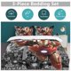 thumbnail image 5 of Iron Man Family Bed 3 Piece Set Personalized Bedding Decor for Kids And Teens Anime Student Dormitory Cover, 5 of 5