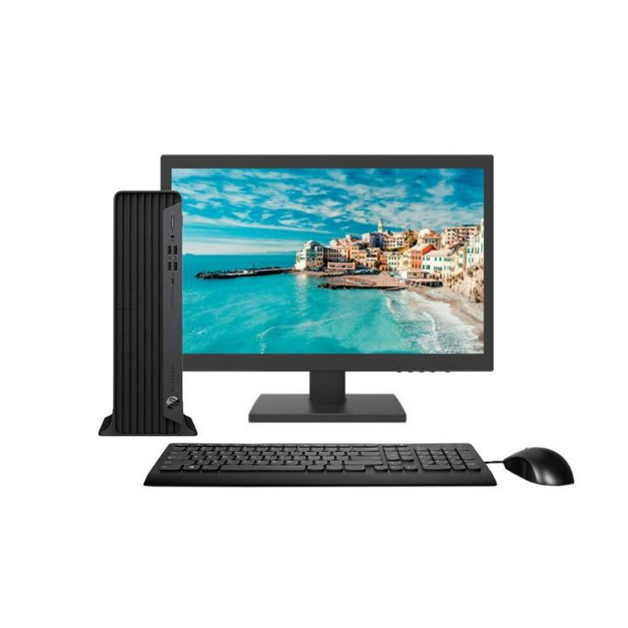 Hp - Kit Monitor + Pc Elitedesk 800 G6 Sff (i5 10ma 8gb 256gb Ssd) + Teclado Mouse Grado A Reacondicionado