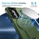 thumbnail image 2 of Funda para Samsung Galaxy S24 5G / S25 5G 6.2" con Soporte Plegable Invisible, Carga Inalámbrica Magnética MagSafe, Carcasa Deslizante para Cámara, Funda Protectora Resistente a Golpes y Caídas, Verd, 2 of 10