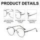 thumbnail image 3 of Gafas Blu-ray, gafas para leer/jugar/usar el ordenador/teléfono, gafas poligonales antifatiga, 3 of 5