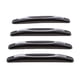 thumbnail image 3 of 4 piezas universal puerta del coche borde protector de parachoques etiqueta adhesiva negro, 3 of 3