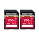 thumbnail image 1 of Tarjeta SD Gigastone 256 GB, paquete de 2, V30, alta velocidad, UHD, 1 of 6