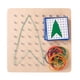 thumbnail image 3 of Madera, Montessori con tarjetas de patrones y bandas de goma Juguetes de matemáticas Puzzle Matrix Stem Tie Nail Boards, para niños en edad preescolar 18x18cm, 3 of 5