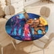 thumbnail image 4 of Trollhunters theme Fitted Round Tablecloths Elastic Edged Table Covers Waterproof Table Cloth For Kitchen Holiday Party Tables Decor 150cm, 4 of 6