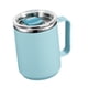 thumbnail image 1 of Taza De Café Taza De Café Sellada Portátil De Fácil Limpieza Para Acampar Deportes De Playa Azul Claro, 1 of 3