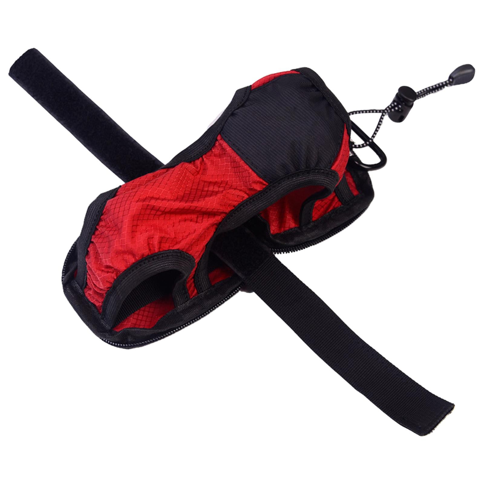 Magideal - Correa Para El Hombro Bolsa De Transporte Para Botellas De Agua Bolsa De Transporte Cinturón De Transporte Estuche De Manga Plegable Bolsa De Accesori Rojo